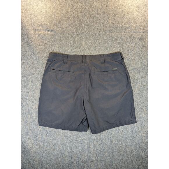 Columbia Chino Shorts 40x8 Men's Performance Outdoor 100% Cotton Shell Navy - Picture 7 of 9